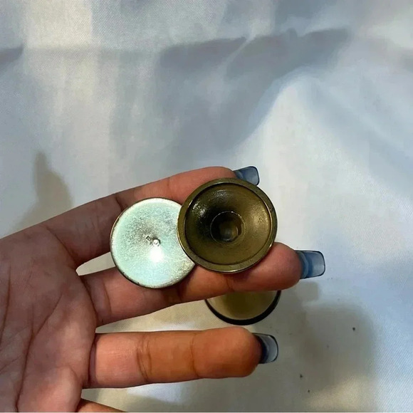 Vintage Brass Salt and Pepper Shakers - Picture 4 of 5